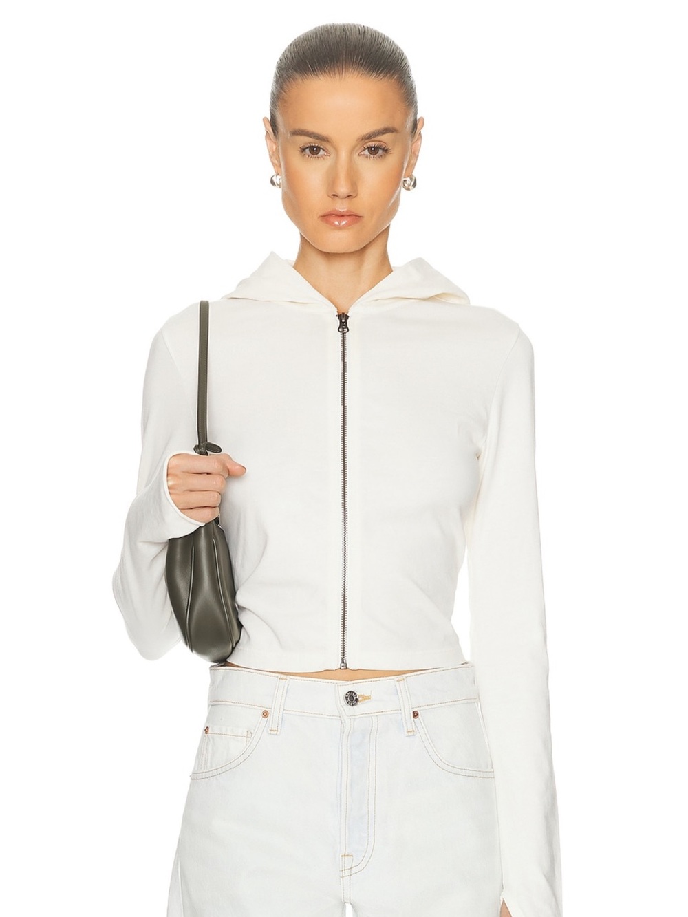 GRLFRND fitted hoodie